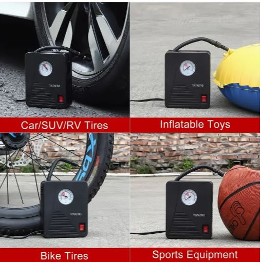 Автомобильный насос для шин 12 В постоянного тока