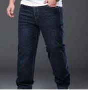 Men'S Plus Size Faux Denim