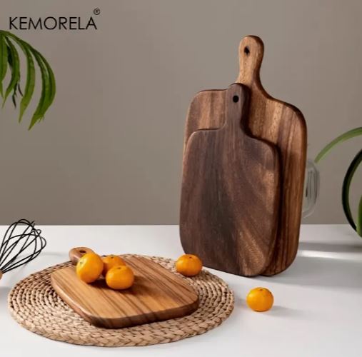 KEMORELA Premium Wooden Cutting Board – Durable, Eco-Friendly Chopping & Serving Board